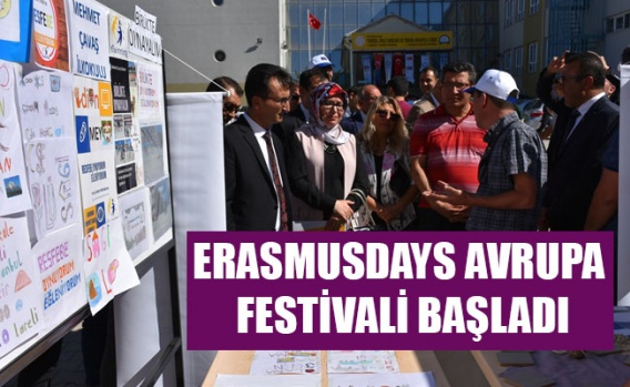 ERASMUSDAYS AVRUPA FESTİVALİ BAŞLADI