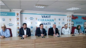 AK PARTİ KARAMAN İL YÖNETİMİ BASINLA BULUŞTU