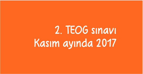 2. TEOG sınavı Nisan ayında 2017