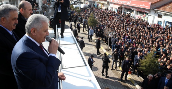 Başbakan Yıldırım, Nevşehir’de halka konuştu