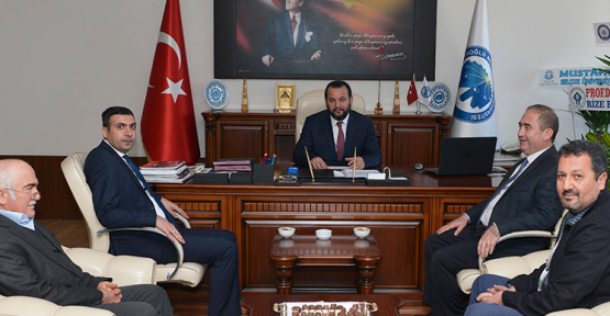 Ermenek Kaymakamı ve Belediye Başkanı'ndan Akgül'e Ziyaret