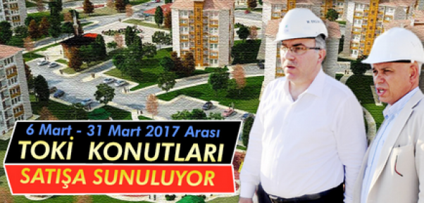 Karaman'da TOKİ daireleri satışa sunuluyor