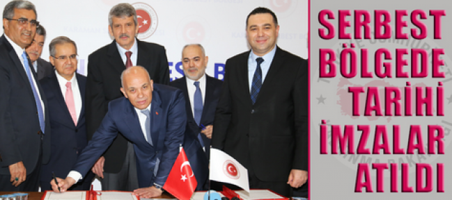 Karaman'da Serbest Bölge Protokolü imzaları atıldı