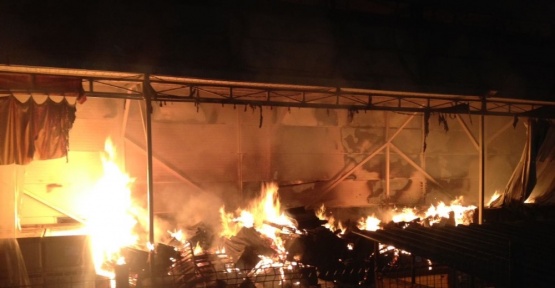 Kocaeli’de otomotiv  fabrikasında yangın çıktı