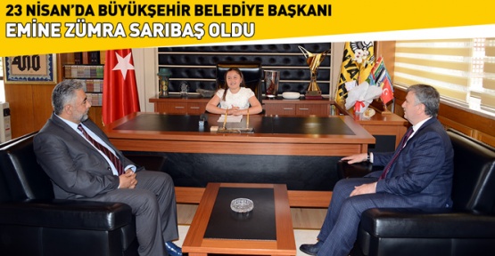 Belediye Başkanlığı koltuğuna Emine Zümra Sarıbaş oturdu