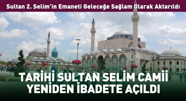 Cuma namazı ile birlikte ibadete açıldı