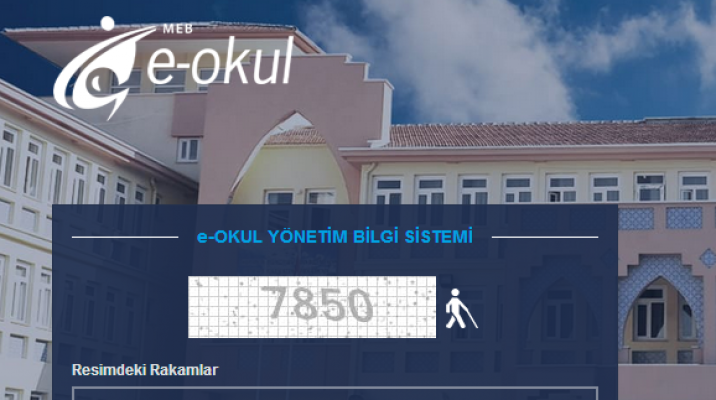 E okul ile karne notları öğrenme ekranı 2017