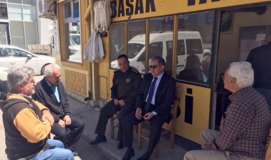 Karaman Valisi Tapsız, Semerciler Esnafını ziyaret etti