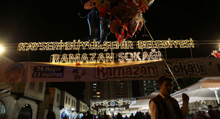 Kayseri'liler Ramazan Sokağı’nı Çok Sevdi