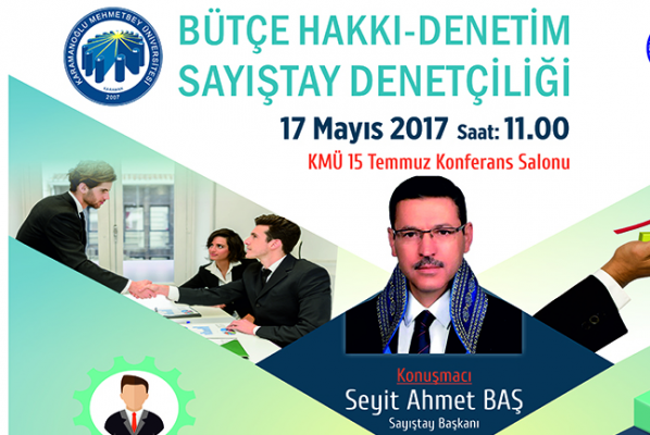 Sayıştay Başkanı Seyit Ahmet Baş, Karaman'da Öğrencilere Hitap Edecek