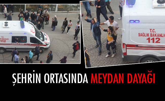 ŞEHRİN ORTASINDA MEYDAN DAYAĞI