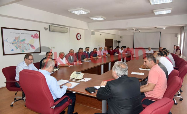 Muhtarlar Toplantısı Vali Meral Başkanlığında Yapıldı