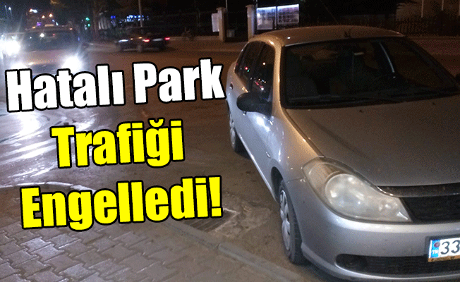 Hatalı Park Trafiği Engelledi!