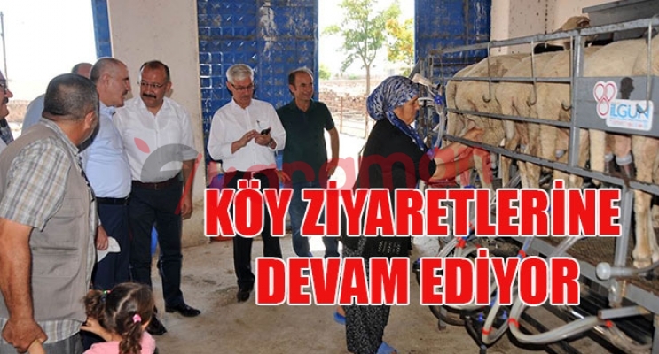 KÖY ZİYARETLERİNE DEVAM EDİYOR