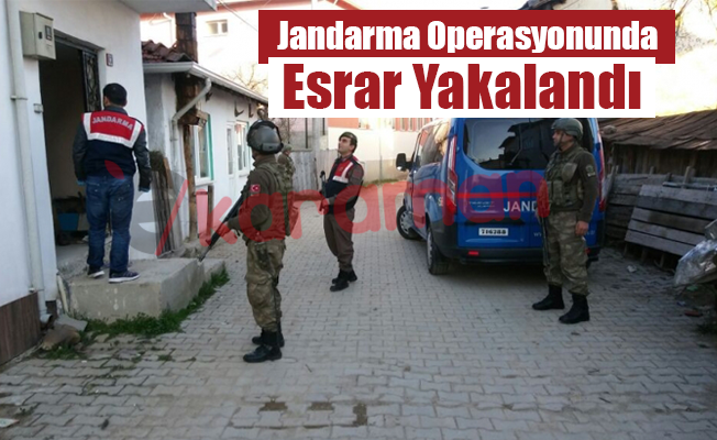 Jandarma Operasyonunda  Esrar Yakalandı...