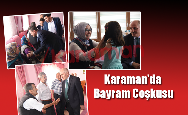 Karaman’da Bayram Coşkusu