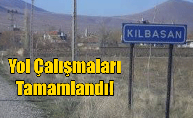 Yol Çalışmaları Tamamlandı