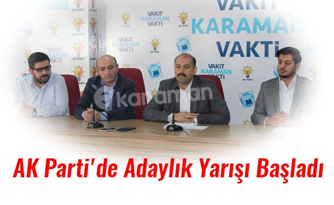 AK Parti'de Adaylık Yarışı Başladı AK Parti'de Adaylık Yarışı Başladı