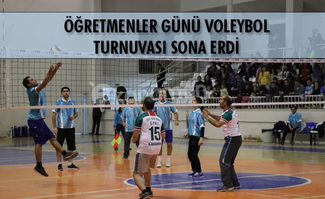ÖĞRETMENLER GÜNÜ VOLEYBOL TURNUVASI SONA ERDİ ÖĞRETMENLER GÜNÜ VOLEYBOL TURNUVASI SONA ERDİ