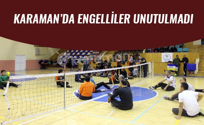 KARAMAN’DA ENGELLİLER UNUTULMADI