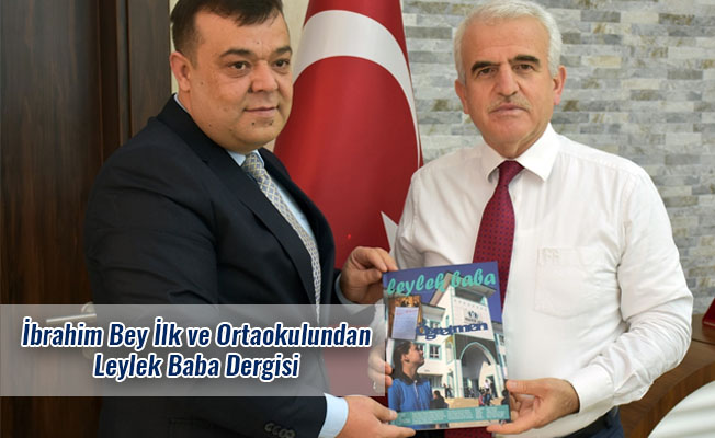 İbrahim Bey İlk ve Ortaokulundan Leylek Baba Dergisi