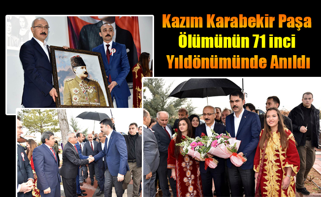 Kazım Karabekir Paşa Ölümünün 71 inci Yıldönümünde Anıldı