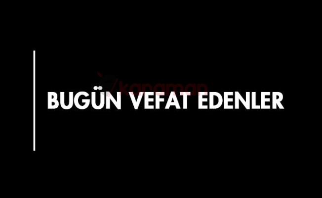 KARAMAN'DA BUGÜN VEFAT EDENLER - 14.02.2019