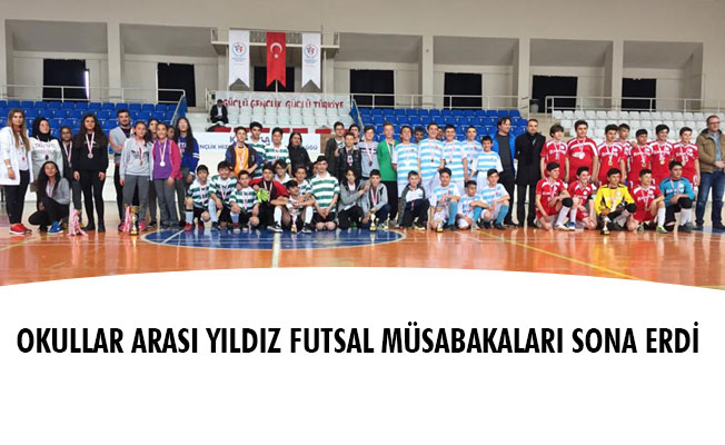 OKULLAR ARASI YILDIZ FUTSAL MÜSABAKALARI SONA ERDİ OKULLAR ARASI YILDIZ FUTSAL MÜSABAKALARI SONA ERDİ