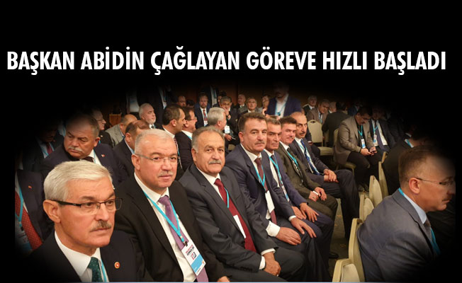 BAŞKAN ABİDİN ÇAĞLAYAN GÖREVE HIZLI BAŞLADI