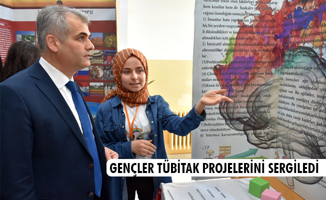 GENÇLER TÜBİTAK PROJELERİNİ SERGİLEDİ