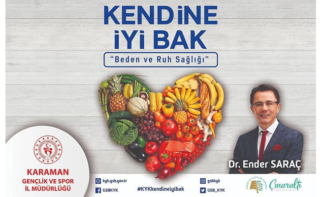 DR. ENDER SARAÇ KARAMAN’DA GENÇLERLE BULUŞACAK