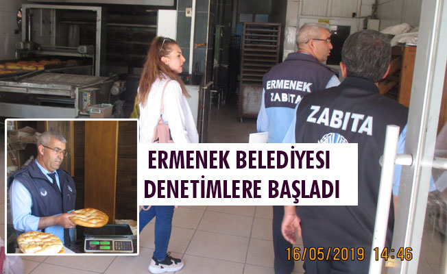 ERMENEK BELEDİYESI DENETİMLERE BAŞLADI