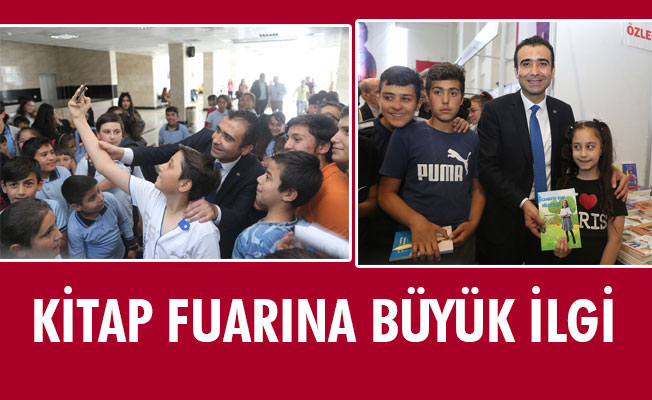 KİTAP FUARINA BÜYÜK İLGİ KİTAP FUARINA BÜYÜK İLGİ