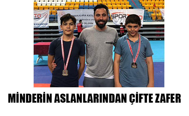 MİNDERİN ASLANLARINDAN ÇİFTE ZAFER