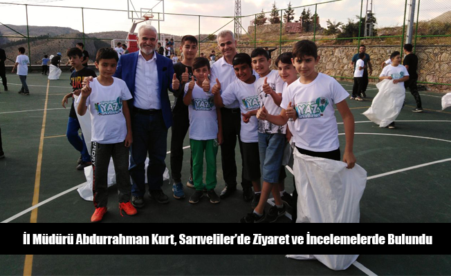 İl Müdürü Abdurrahman Kurt, Sarıveliler’de Ziyaret ve İncelemelerde Bulundu