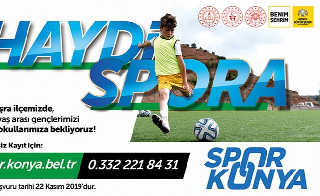 7-18 Yaş Arası Gençler Haydi Spora