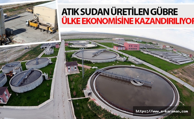 Atık Sudan Üretilen Gübre Ülke Ekonomisine Kazandırılıyor