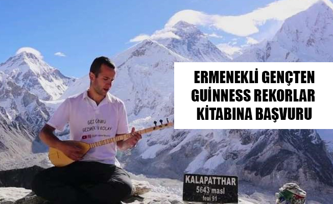 ERMENEKLİ GENÇTEN GUİNNESS REKORLAR KİTABINA BAŞVURU ERMENEKLİ GENÇTEN GUİNNESS REKORLAR KİTABINA BAŞVURU
