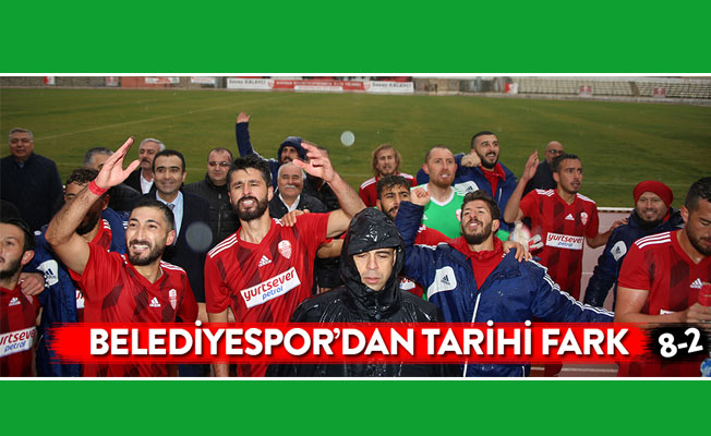 BELEDİYESPOR’DAN TARİHİ FARK