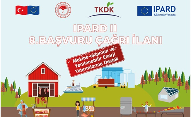 IPARD 8. BAŞVURU ÇAĞRI İLANI DUYURUSU