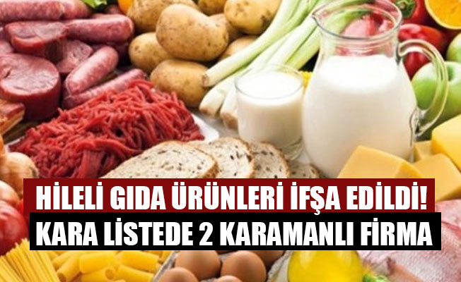 KARA LİSTEDE 2 KARAMANLI FİRMA