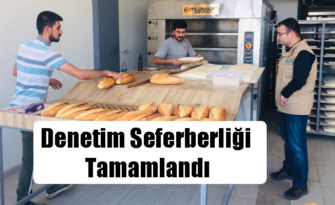 Denetim Seferberliği Tamamlandı Denetim Seferberliği Tamamlandı