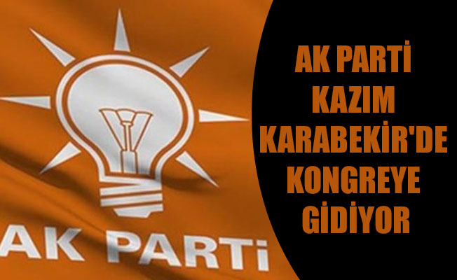 AK PARTİ KAZIM KARABEKİR'DE KONGREYE GİDİYOR