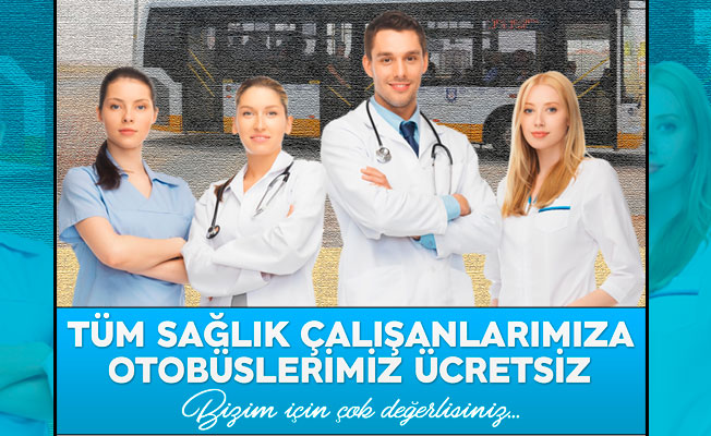 BELEDİYEDEN SAĞLIK PERSONELİNE ULAŞIM DESTEĞİ