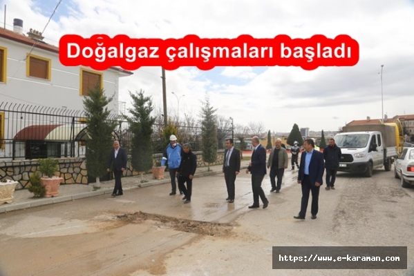 Bahçelievler Mahallesi’nde, doğalgaz çalışmaları başladı