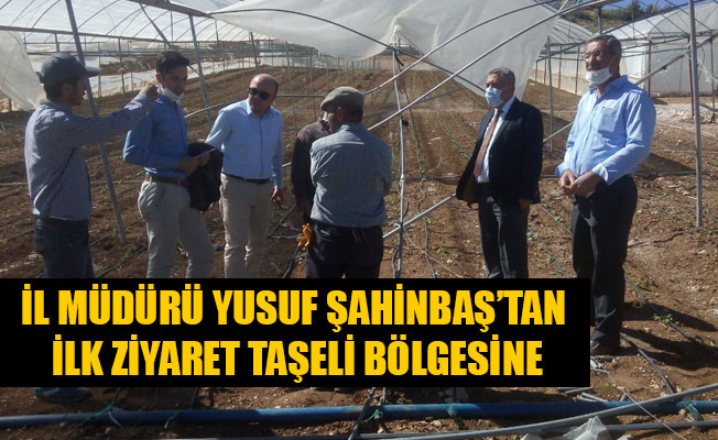 İl Müdürü Yusuf ŞAHİNBAŞ’tan İlk Ziyaret Taşeli Bölgesine İl Müdürü Yusuf ŞAHİNBAŞ’tan İlk Ziyaret Taşeli Bölgesine
