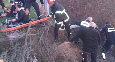 Aydın'da otomobil devrildi: 6 yaralı