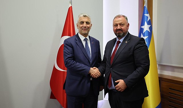 Bakan Bolat, Bosna Hersek Zenica-Doboj Kantonu Ekonomi Bakanı Sibonjic ile görüştü