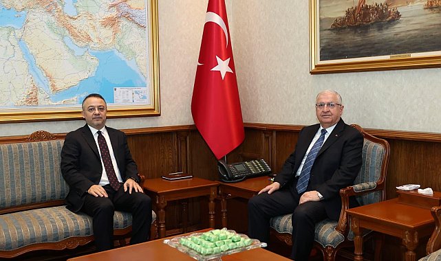 Bakan Güler, Şam Büyükelçisi Nuh Yılmaz'ı kabul etti