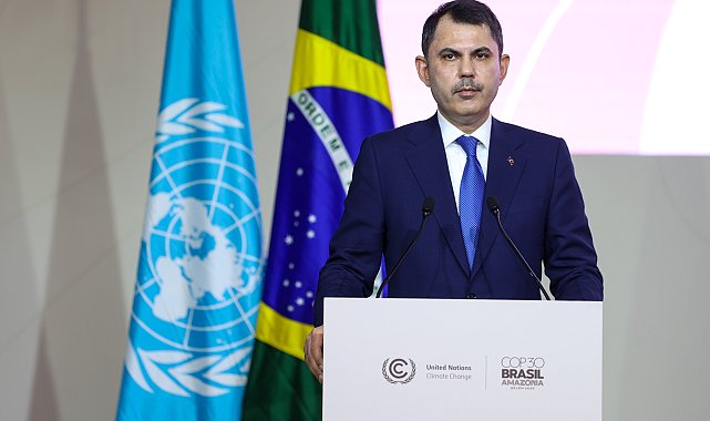 Bakan Kurum, COP30'da Türkiye'nin Ulusal Katkı Beyanı'nı açıkladı